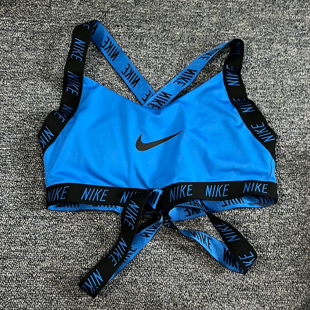 Royal blue Nike sports bra